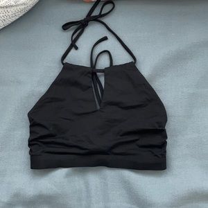 Athlete black bikini top!